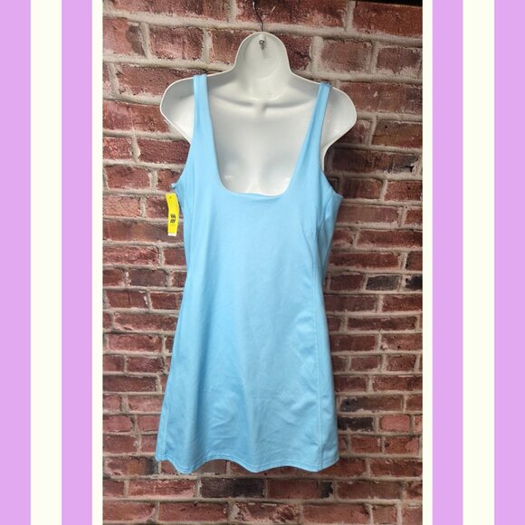 All in Motion Active Dress XL | Blue Knit Slim Fit Built In Shorts Athleisure - Picture 2 of 7